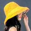【双面可戴】可折叠大檐防晒百搭渔夫遮阳帽 商品缩略图5