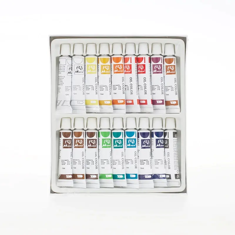 马蒂斯midisi油画12ml 12/18色套装绘画油画颜料