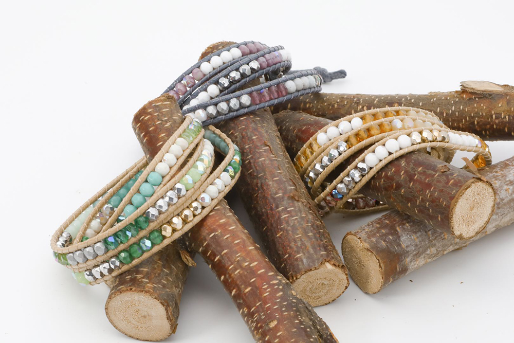 她乡悦品-珠石手链 (3圈) Stone/Beads Bracelet (Triple)