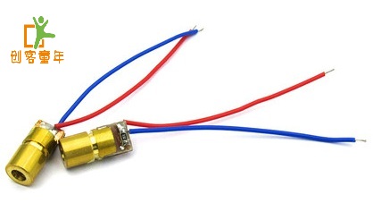 5V 激光头 激光二极管 点状 铜材半导体激光管 6MM外径