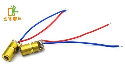 5V 激光头 激光二极管 点状 铜材半导体激光管 6MM外径 商品图0