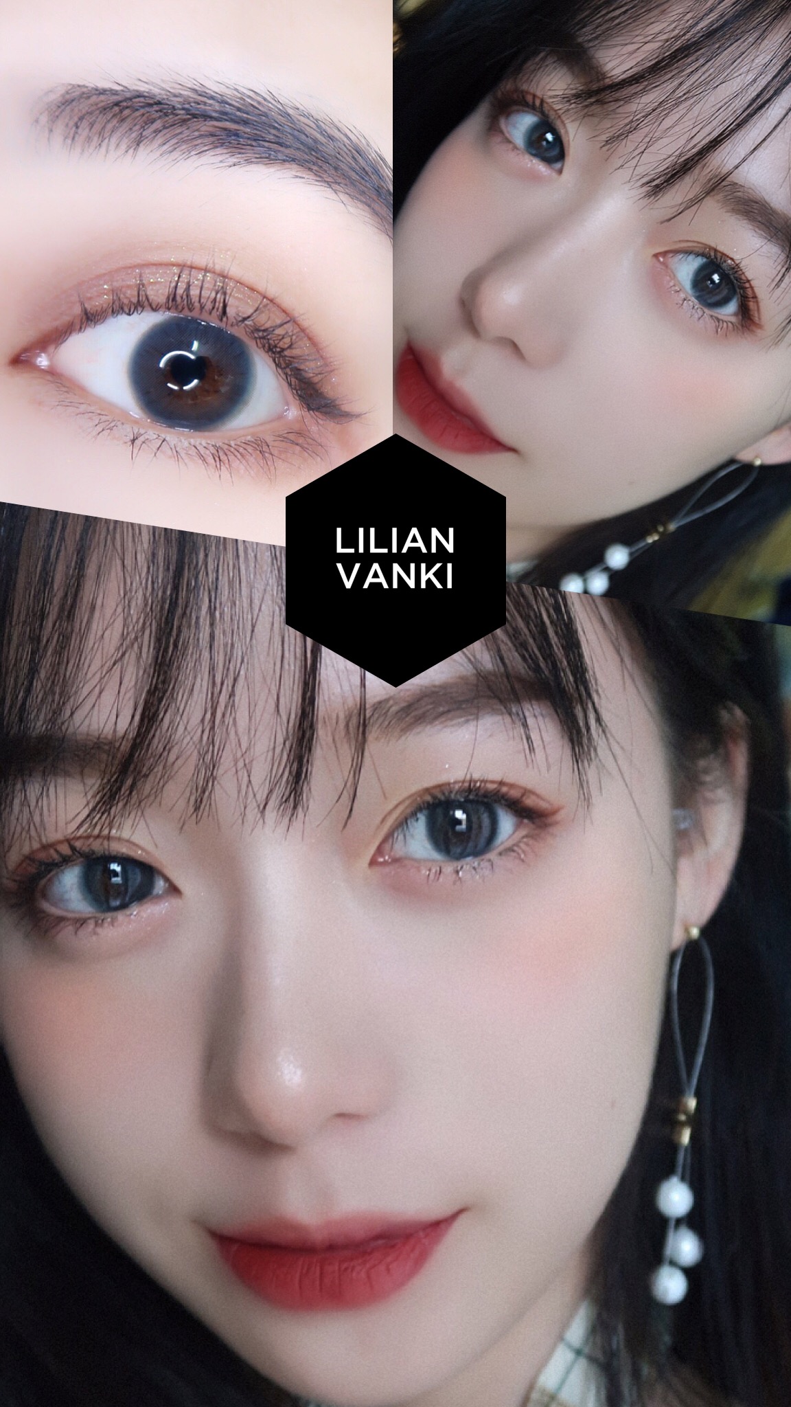 lilian x abucon 蓝不绿 玉蓝 网红爆款 淡妆素颜可戴 年抛 - abucon