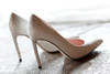 sheme  婚鞋系列  女士水晶丝绸高跟鞋  白色 商品缩略图3