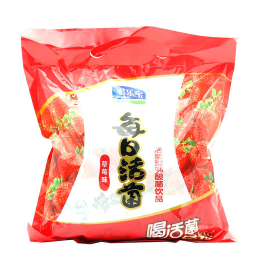 君乐宝草莓味每日活菌100ml*8 商品图0