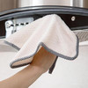 可挂式小清新珊瑚绒擦手巾厨房抹布巾不掉毛吸水抹布洗碗布清洁布 商品缩略图0