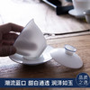 盖碗泡茶杯三才碗功夫茶具甜白瓷蓝口景德镇陶瓷大号茶碗单个家用 商品缩略图0