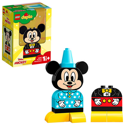 lego乐高积木玩具大颗粒得宝duplo系列我的拼搭米奇108982019年3月
