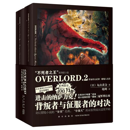 正版现货包邮 OVERLORD2 鲜血的女武神 蜥蜴人勇者 Bb站同名番剧骨傲天不死者之王奇幻冒险网游小说简体中文新星出版社丸山黄金著 商品图1