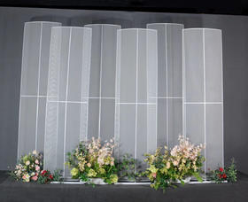 幻影弧形屏风【运费自理】