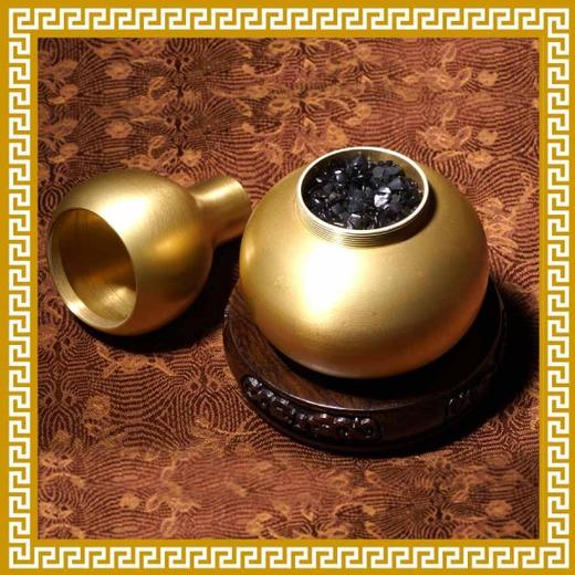 【麦玲玲正版授权】吉庆堂铜双宝家居摆件 商品图4