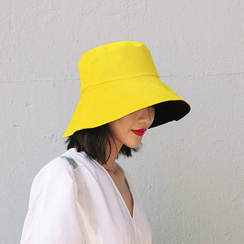 【双面戴渔夫帽 双层防晒 零透光】日系女渔夫帽 春夏百搭遮阳帽 商品图4