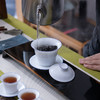 盖碗泡茶杯三才碗功夫茶具甜白瓷蓝口景德镇陶瓷大号茶碗单个家用 商品缩略图3