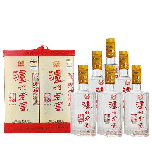 不可销售 52度 泸州老窖六年窖头曲酒 商超版 500ml*2*3     泸州老窖官方旗舰店 商品图0