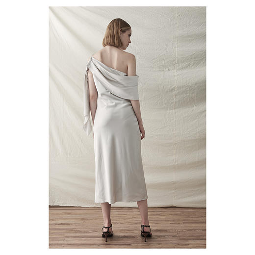 Viktoria Chan | Mira Silk Draped Dress  [真丝连衣裙] 商品图3