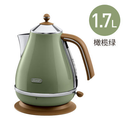 「优雅复古电热水壶」Delonghi 德龙KBOV2001复古304不锈钢1.7L大容量电热水壶烧水壶 商品图4