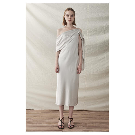 Viktoria Chan | Mira Silk Draped Dress  [真丝连衣裙] 商品图6