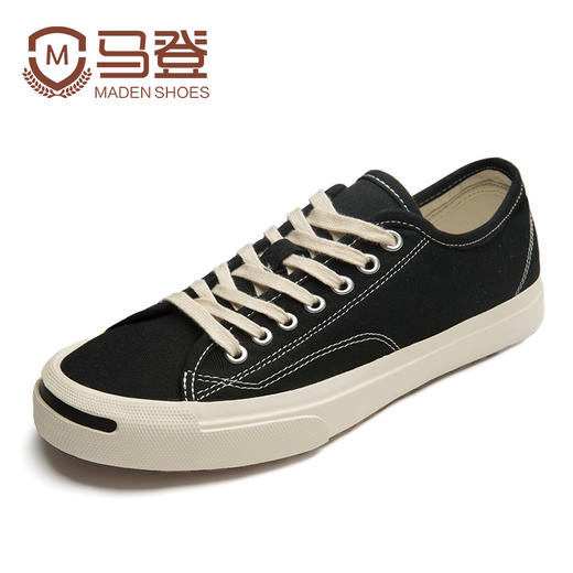 工装搭配 男鞋帆布鞋男新款韩版潮流休闲板鞋春季开口笑百搭鞋子男潮鞋 商品图1