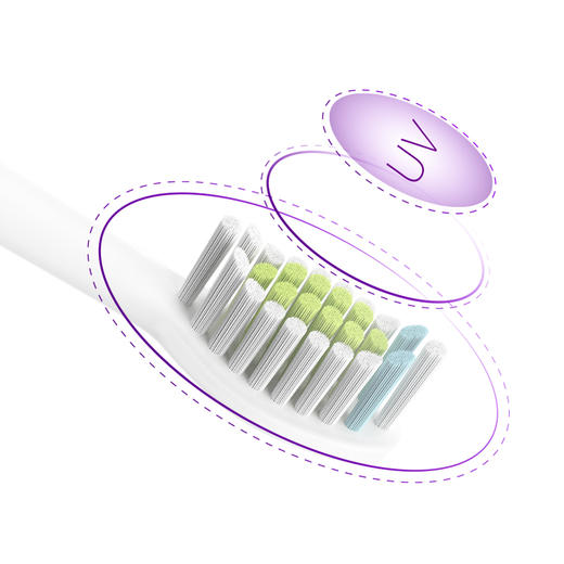 钻石型声波电动牙刷头（4只装） 商品图2