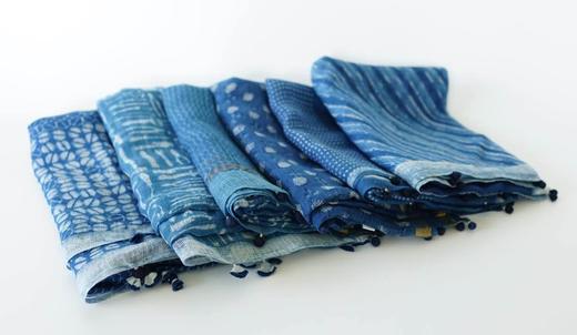 她乡悦品-丝棉印花围巾（6款）Silk Cotton Print Scarf 商品图1