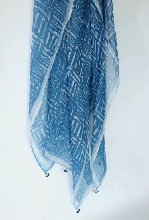 她乡悦品-丝棉印花围巾（6款）Silk Cotton Print Scarf 商品图6