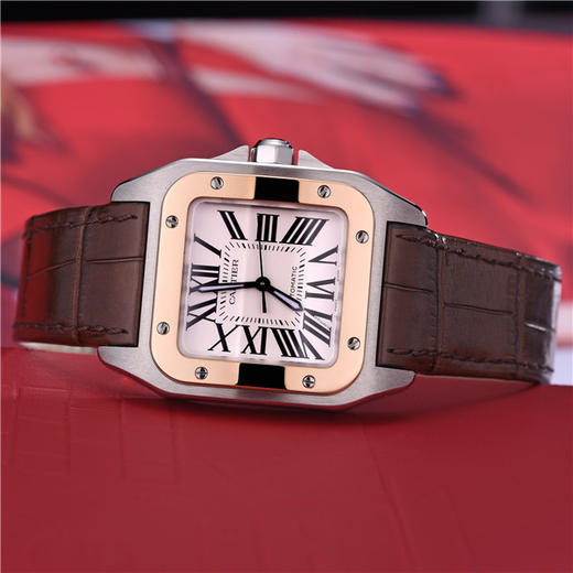 卡地亚 Cartier 山度士系列自动机械男表 W20107X7 商品图1