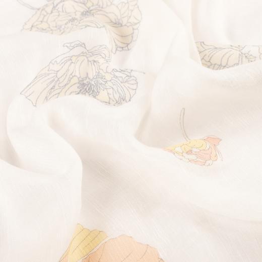 法国品牌renoma 出口韩国 春季时尚花卉素雅长围巾 商品图12
