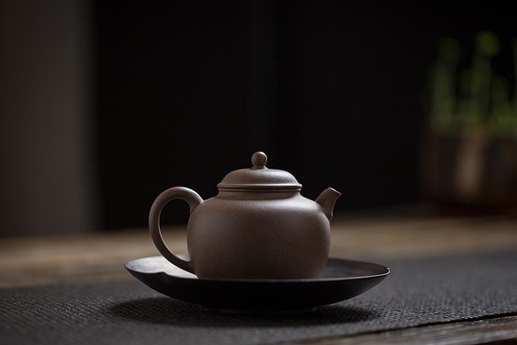 茶香记 老段泥紫砂壶-秋韵 经典型制 古穆敦雅 王寅芳老师 功夫茶具