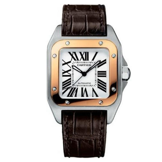 卡地亚 Cartier 山度士系列自动机械男表 W20107X7 商品图0