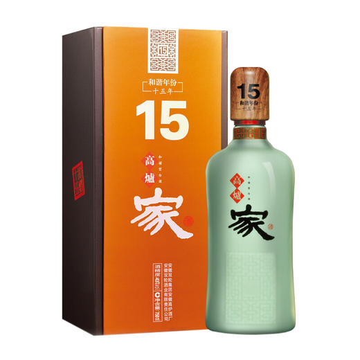 【超值套餐】高炉家和谐年份酒  15年家酒 43度 750ml/瓶 商品图1