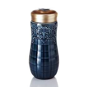 大富贵随身杯 330ml双层 杯盖可刻字