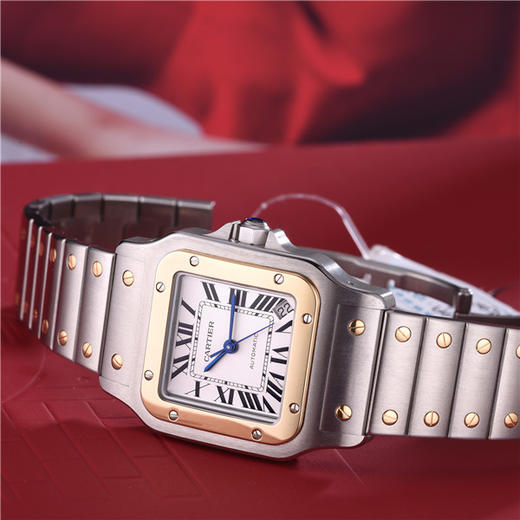 卡地亚 Cartier 山度士系列机械男表 W20099C4 商品图1