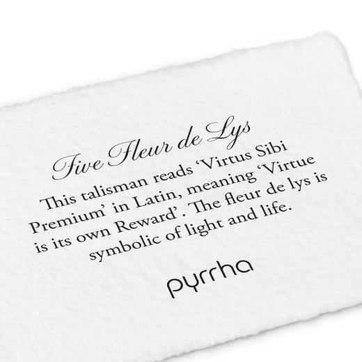 北京仓｜Pyrrha-霉霉同款-Five Fleur De Lys-美德如光 护身符 项链［加拿大设计师］ 商品图3