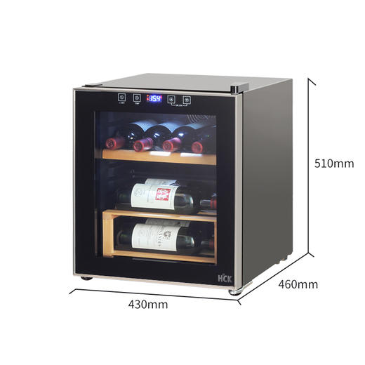 hck 哈士奇 sc--46ssb红酒柜恒温葡萄酒柜小冰吧实木风冷无霜家用