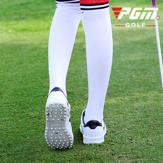 2019新品！高尔夫球鞋 女士防水鞋子 韩风设计 百搭小白鞋 软超纤 商品图3