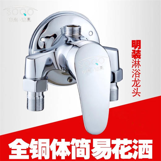 SQ：1050三角明装淋浴（铜） 商品图2