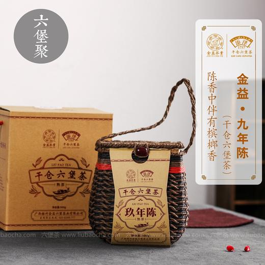 金益六堡茶 2009年 陈香系列 9年陈09203 (2018年包装出厂，500g) 商品图1