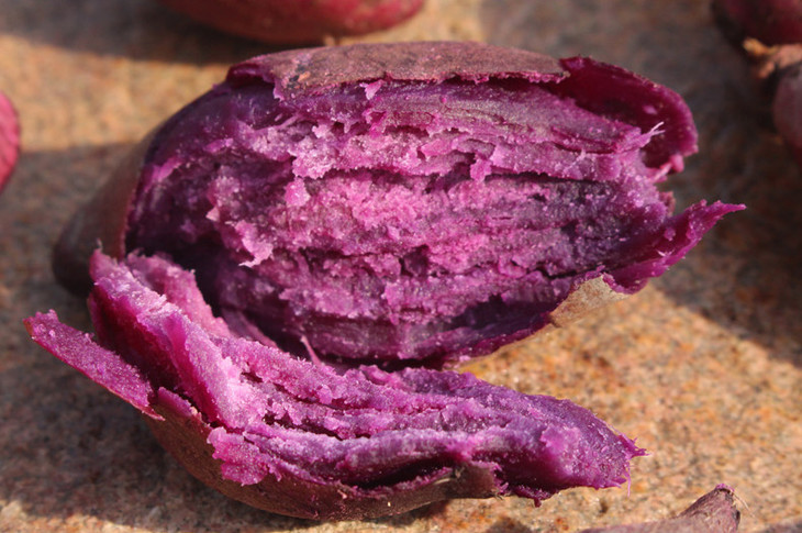 新货沂蒙大紫薯新鲜板栗紫薯粉糯小紫薯宝宝辅食新鲜蔬菜5斤包邮