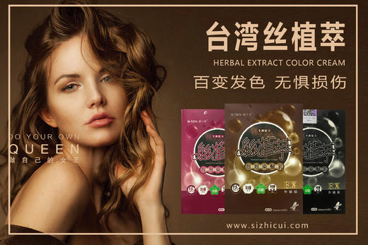 台湾丝植萃纯植物泡泡染物语 天然纯植物染发剂 商品图1