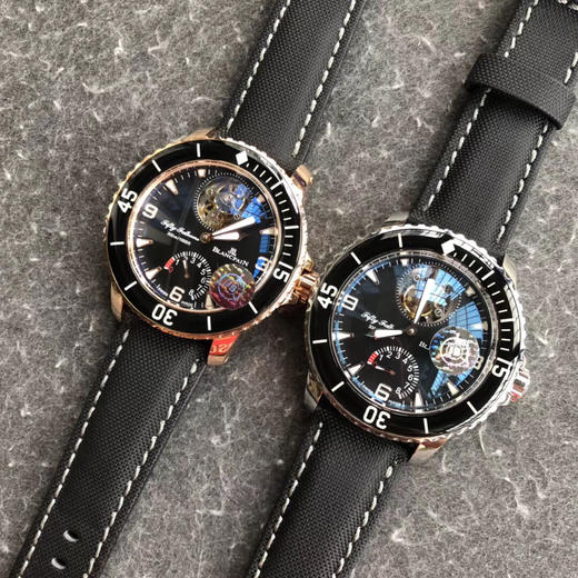 宝珀 BlANCPAIN 五十噚系列5025-1530-52真陀飞轮男士腕表 商品图9