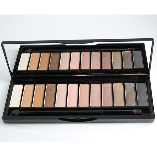 凯芙兰柔光百变十二色眼影盘防水初学者易上色大地色珠光哑光