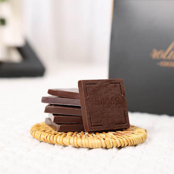 【巧克力】* 黑巧克力 礼盒装100%纯可可脂情人节礼品办公室无糖休闲零食品 商品图4