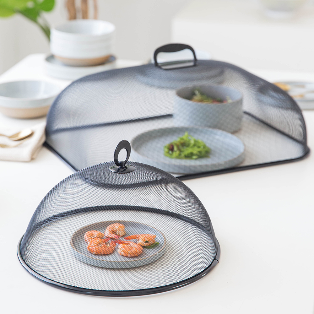 摩登主妇欧式餐桌罩防蝇饭菜罩长方形食物罩圆形家用盖菜罩桌罩