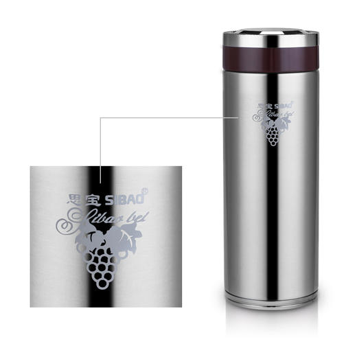 思宝官方旗舰店晨光C1/2/3真空杯保温水杯办公室商务绿茶杯 商品图2