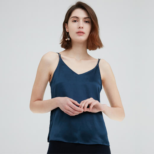 真丝吊带背心