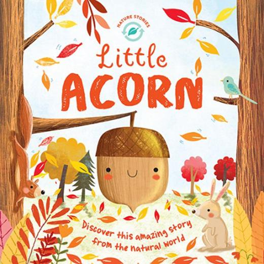 中商原版 小橡果英文原版little Acorn 精装自然科普绘本植物生命周期循环3 8岁 中商进口商城