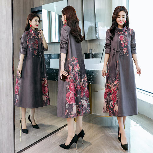 A  YTQJ2901连衣裙优雅韩版中长款百搭甜美【优】 商品图1