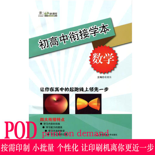 【POD 按需印刷】初高中衔接学本 数学 新课程 商品图0