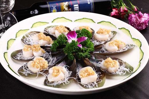 带子蒜蓉粉丝蒸一只两边