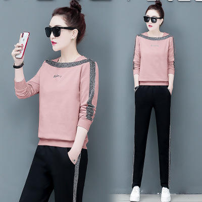 zyd9211休闲运动服套装女春秋2019新款
