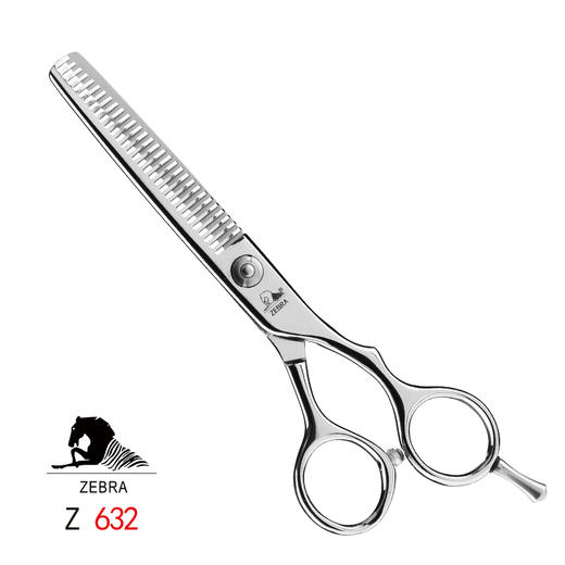 ZEBRA斑马 牙剪 Z632 牙剪/调量剪/无痕牙剪/打薄剪/去发量10-15%/ 平齿/30根齿/正刃/6寸 商品图4